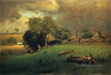 El paisaje de Storm2 Tonalista George Inness Pinturas al óleo